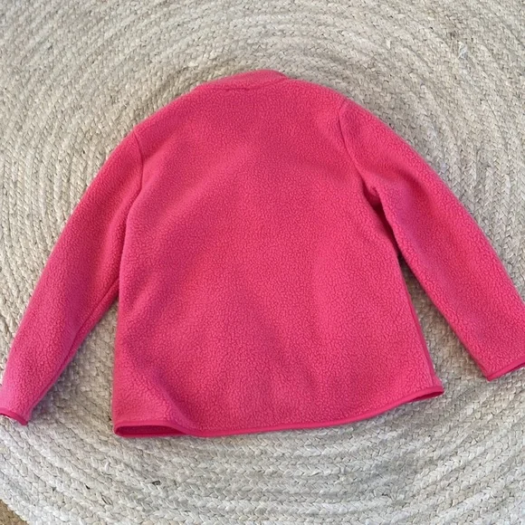 Talbots hot pink fleece Jacket - Picture 2 of 4
